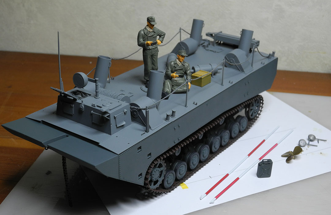 1/35 パンツァーフェリー装甲水陸両用牽引車(LWS)プロトタイプNo.1